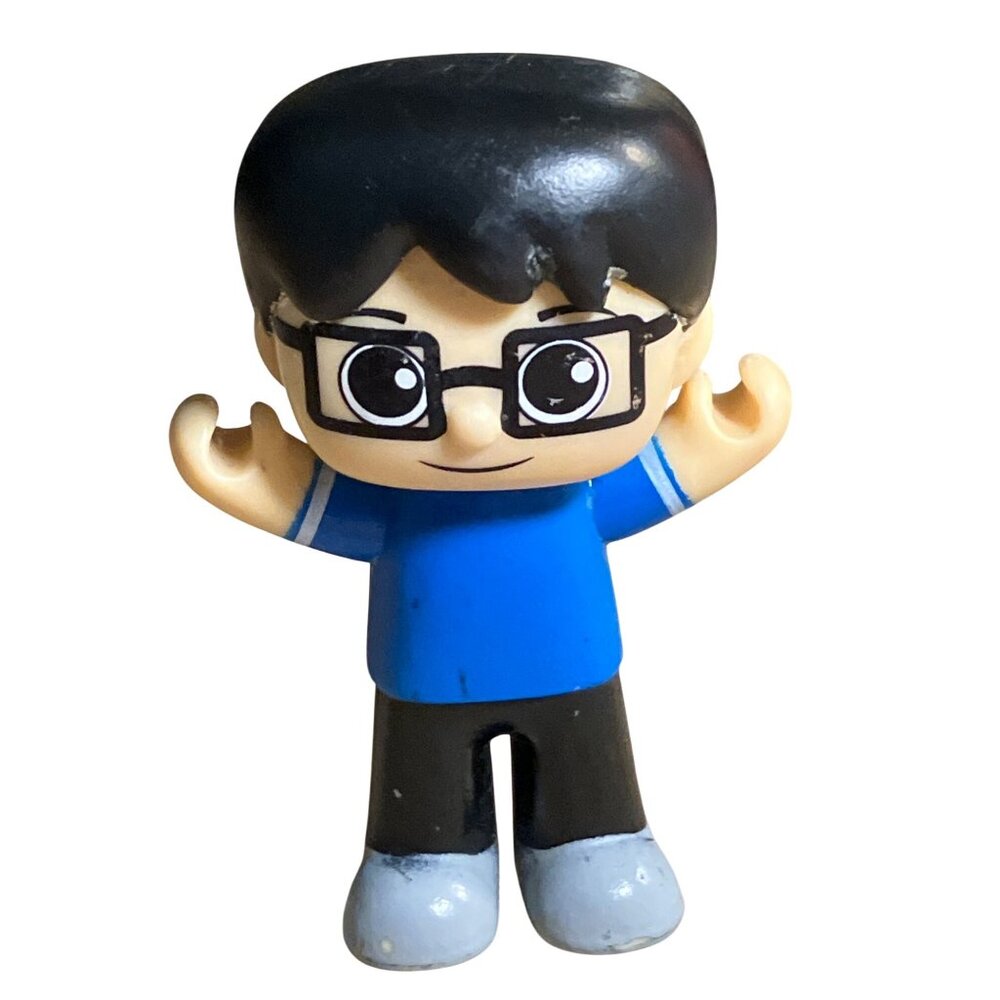 Ryans World Figure Boy Character Toy 2019 Blue Shirt & Glasses